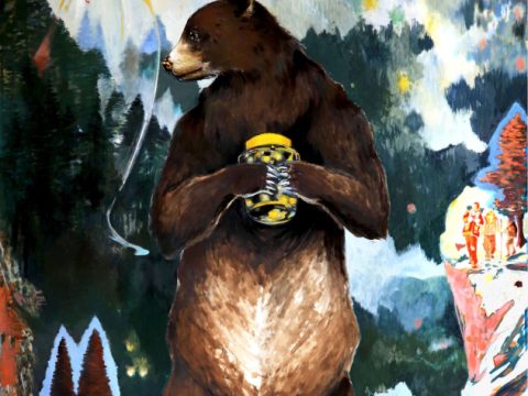 Oeuvre the bear and the snow Santiago Navarro
